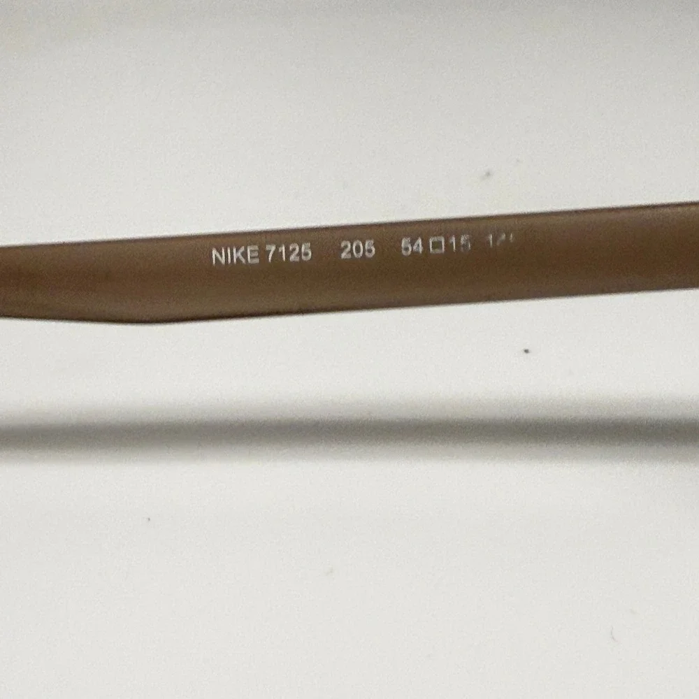 Nike 7125 205 Eyeglasses Matte Brown Rectangular Frames 54-15-140 Mens Womens